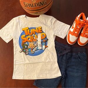 🏀 Light Gray Tune Squad Tee